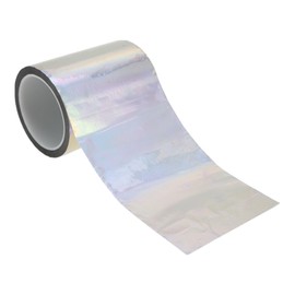 HEROFFIX Pinstripe Tape 120mmx50m Car Stripes Pinstripe Decals for Car Motorcycle and Boat Racing Stripes DIY Stickers Laser Silver Tone 1 Pcs