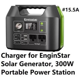 coming data 🔥ac adpater battery Charger For EnginStar 300W Portable Power Station Bank