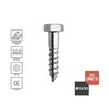 DOJA Barcelona Hexagon Wood Screws Assorted Screws Pack 50-5 x