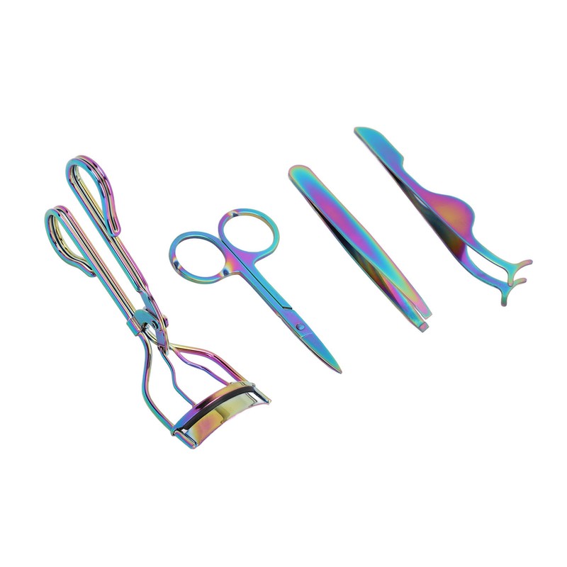 Eyelash Curler Set Humanized Design Colorful Durable Eyelash Curling Tools