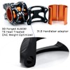 MEISCHE Black MTB Stem Mountain Bike Stem for 31.8/35mm Clamp
