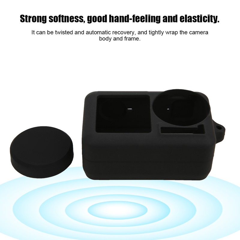 Silicone Protective Cover with Adjustable Lanyard for DJI CYNOVA Osmo