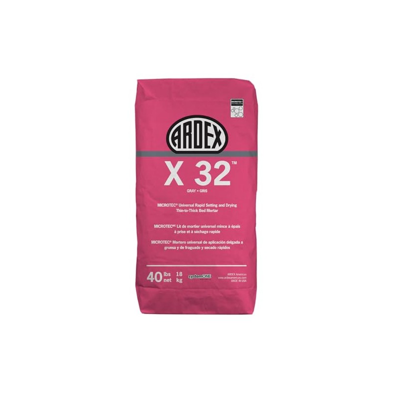 Ardex X 32 MICROTEC Universal Rapid Setting and Drying Thin-to-Thick