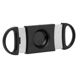 Quality Importers Slide Cigar Cutter, Havana Beauties Global NFT Gallery Series, Cubanesque Cigar Portrait on Closed Back Straight Cut Black Frame (Havana Fascination)