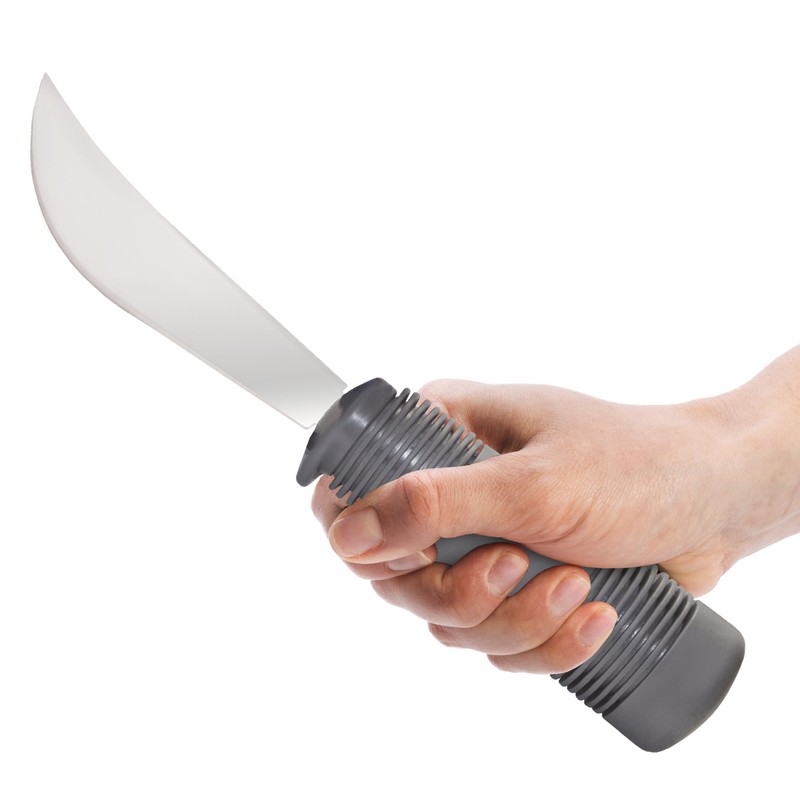 Rehabilitation Advantage Weighted Utensil Set with Rubber Handles