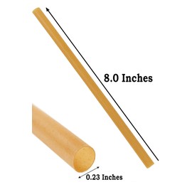 Bionex Wrapped Biodegradable Straws – 8” Sugarcane Drinking Straws, Plastic-Free & Compostable – Bulk Wholesale Case for Distributors, Restaurants & Cafes (2,000 Count per Case)