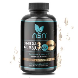 Algae Omega 3 ULTRA | DHA y EPA | Microalgas Marinas | 5 veces más Absorbible