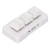 Kodrily Programmable Keypad, ABS 3 Key Mini Keypad, RGB Backlit