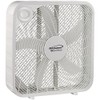 Brentwood Kool Zone F-20SW Box Fan,3-Speed 20-inch,White