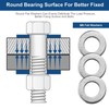 M8 Metal Washers,M8 x 15mm Flat Penny Washers (Thickness 1.5mm)