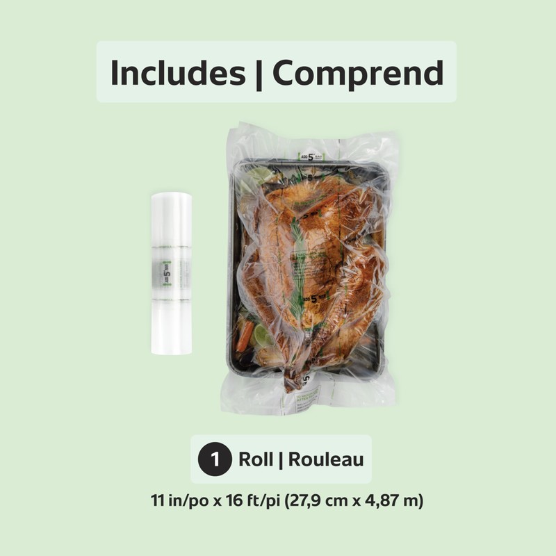 //FoodSaver Expandable Heat Seal Roll 11"x 16'
