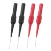 HomeSoGood 4PCS 0.7mm/0.02inch Test Probe Pins,Multimeter Test Lead Extention Back