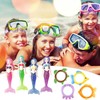 8Pcs Diving Ring Toy Mermaids Pool Sinking Toy Set Multicolor
