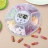 Electronic Pill Dispenser,Pill Storage Case with Timer | Recording Function,