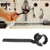 Grouphead Cleaning Brush Detachable Plastic Handle Nylon Bristle Round Coffee
