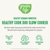 GreenLife 6QT Slow Cooker, Non-Toxic PFAS-Free Ceramic Nonstick Removable Interior