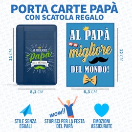 KEÏNELS Card Holder Dad, blue