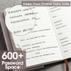 WEMATE Password Book with Lock, Password Book with Alphabetical Tabs