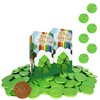 St. Patrick's Day Chocolate Coins Leprechaun Lucky Green Coins, Belgian