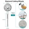 60Pcs Diamond Cutting Wheels Set for Rotary Tool Die Grinder