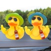 CoFuBcad 2.75" Yellow Duck Dashboard Decoration, Duck Car Ornament Cute