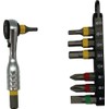 SIGNET 22092 Signet Ultra Short Ratchet with Bit Set