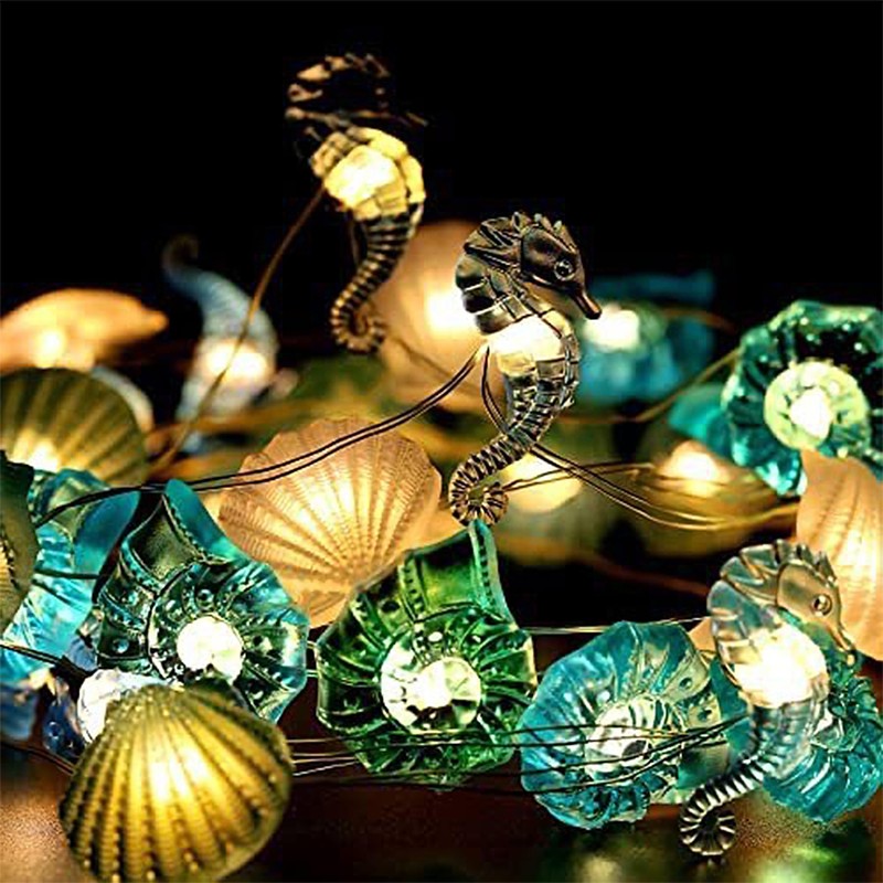 YeahBoom Fairy Lights Sea Creatures, Fairy Lights Children's Room Sea