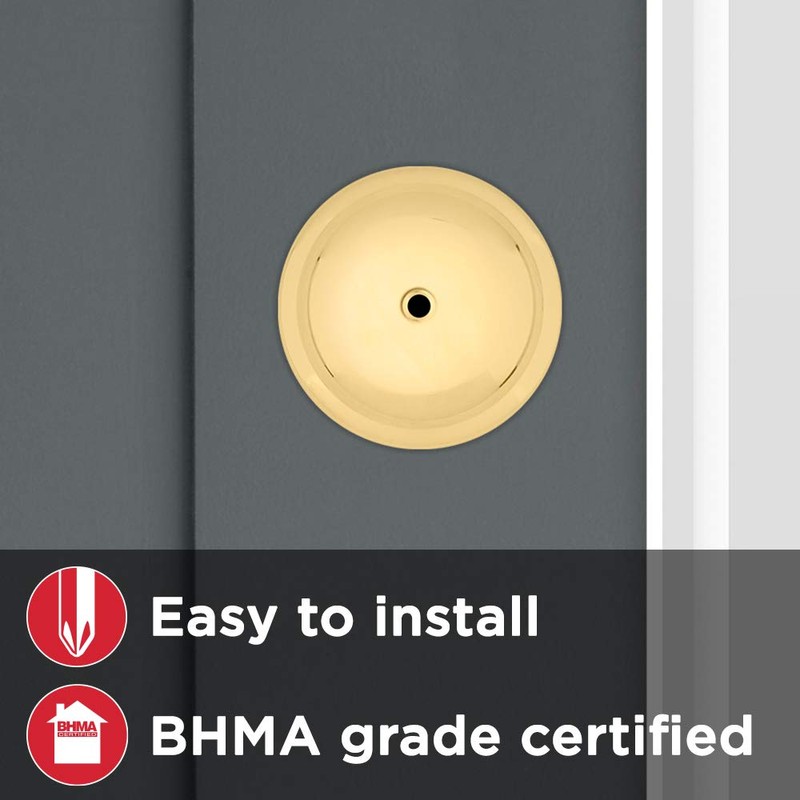 Kwikset Juno Interior Privacy Door Knob with Lock, Door Handle