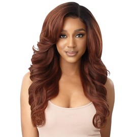 Outre Melted Hairline HD Lace Front Wig SELENE (DR4-Golden Honey Blonde)