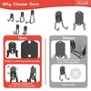WALMANN 12PCS Garage Storage Hooks, Wall Mount Utility Hooks for