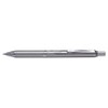 Pentel BL407-A Gel-Tintenroller EnerGel Sterling Druckmechanik in silbernem Metallgehäuse 0,7
