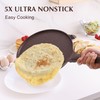 SENSARTE Nonstick Crepe Pan, Swiss Granite Coating Dosa Pan Pancake