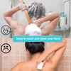 Shower Sponge with Handle, Back Brush with Sponge, Bath Sponge,