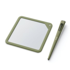 Plus Memo Pad, Notebook, Repeat, Eco Stationery, Business, Kaite Note, 35.4 x 35.4 inches (90 x 90 cm), Olive Green KM-0909A-GR​ 538-254