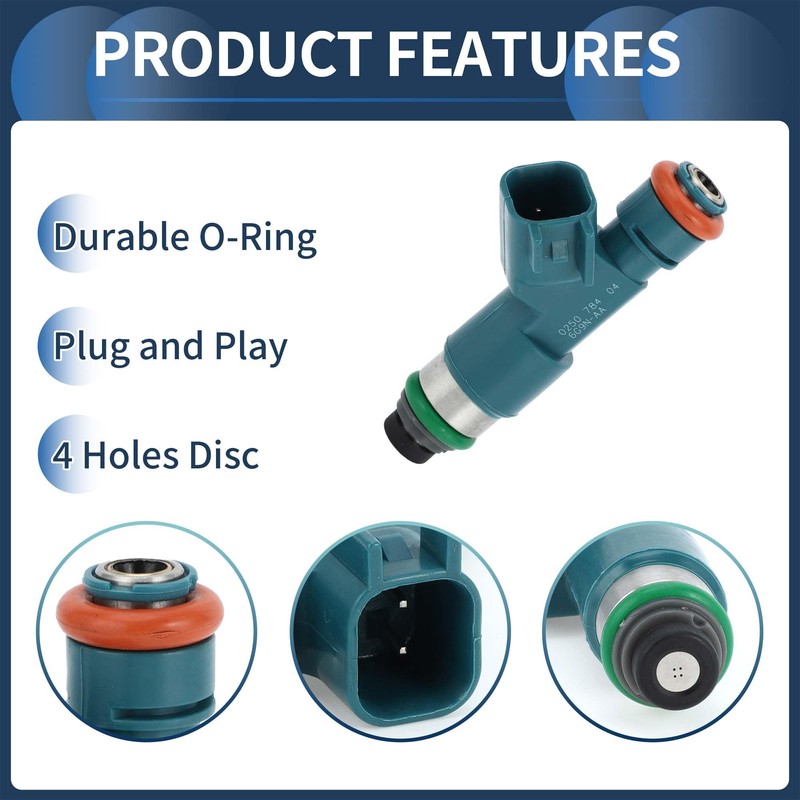 INFINAUTO Fuel Injector, Engine Fuel Injection Nozzle No.LR001982 for Land