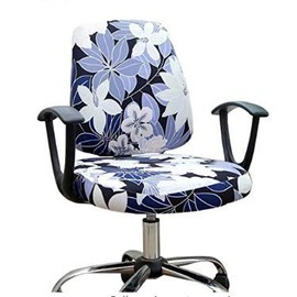 Melaluxe Computer Office Chair Cover - Protective & Stretchable Universal Chair Covers Stretch Rotating Chair Slipcover