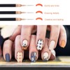 5pcs Nail Art Liner Brushes, Liner Brushes Set for Nails