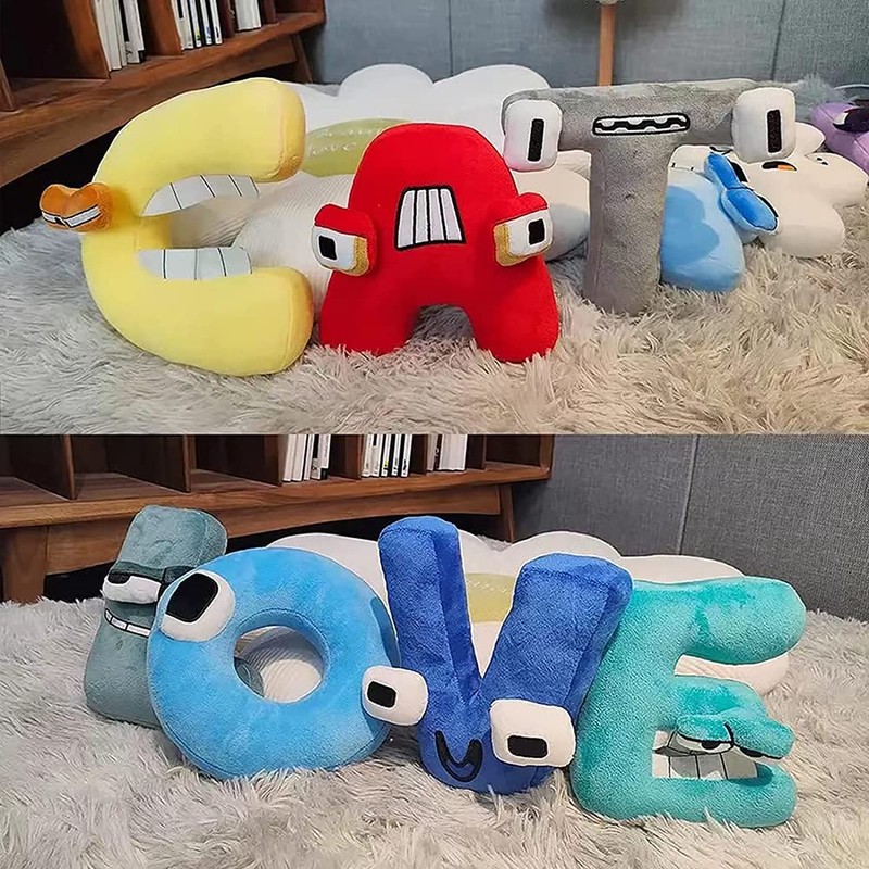 Limspace Alphabet Loa Plush A-Z Letter Alphabet Loa Plush Doll