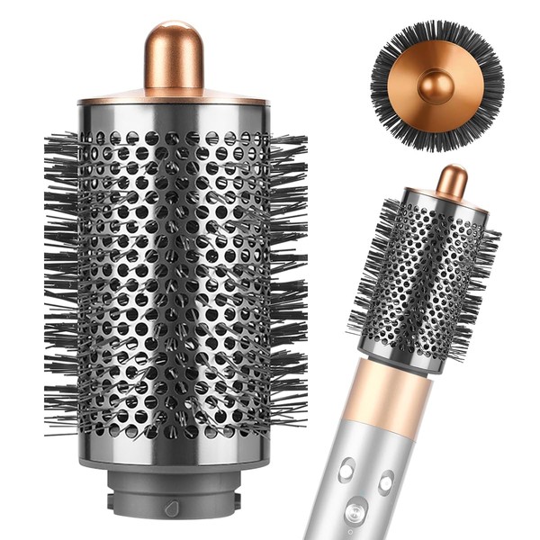 Large Round Volumizing Brush for Dyson Airwrap Styler, Nickel/Copper Big