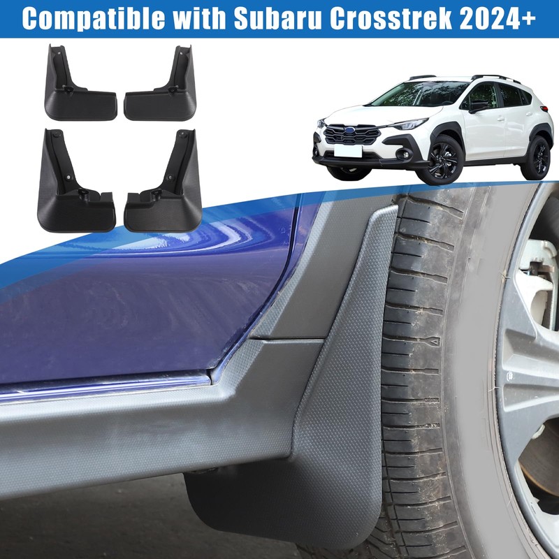 Mud Flaps Compatible with Crosstrek 2023 2024, 4pcs Splash Guard