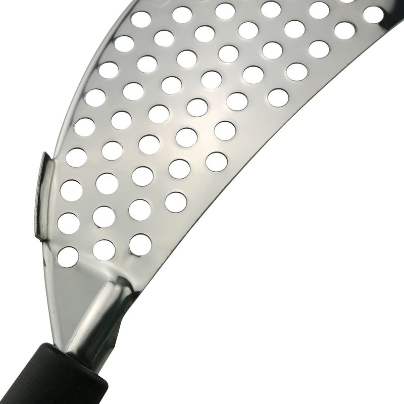 Tegg Crescent Pot Strainer Stainless Steel Grease Pasta Strainer Insert