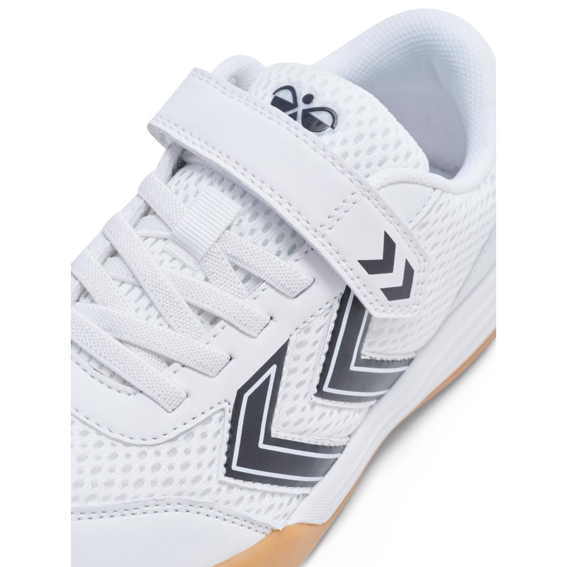 hummel MULTIPLAY Flex VC JR - Scarpe da Ginnastica, White/Black,