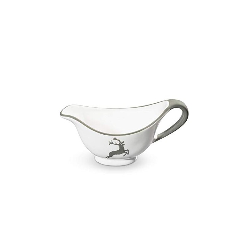 GMUNDNER KERAMIK Gravy Boat Capacity: 0.2 Litres Grey Deer Crockery