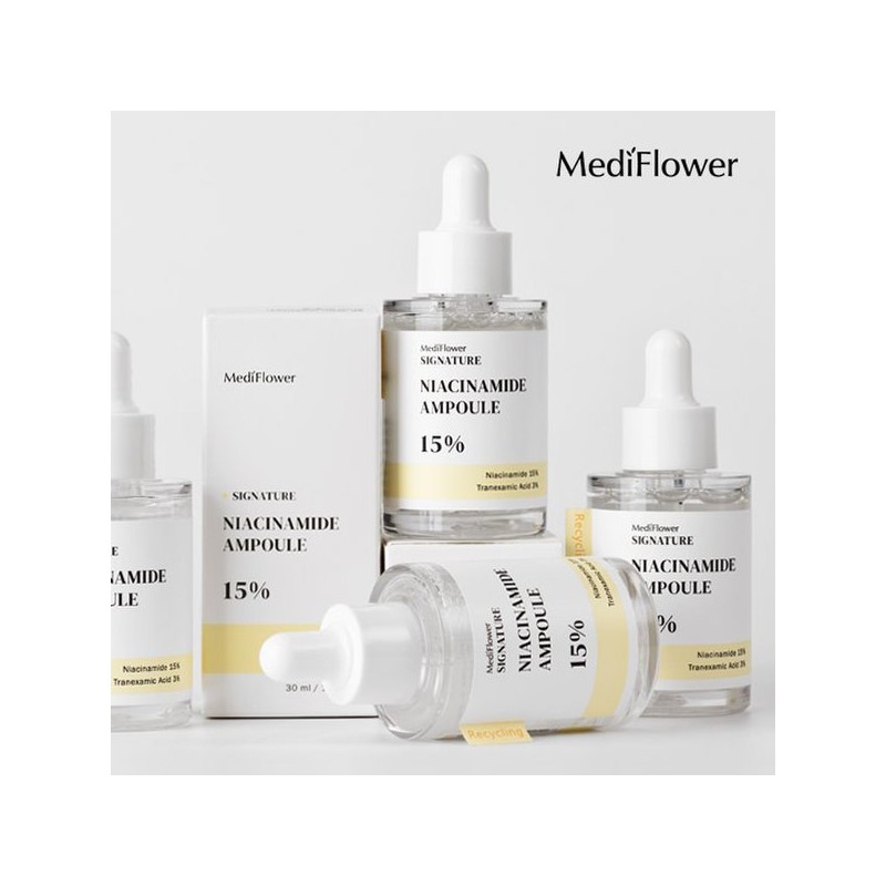 Mediflower 시그니처 나이아신아마이드 15% 앰플 30ml Signature Niacinamide 15% Ampoule