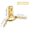 10Pcs Box Hinge,Case Furniture 90 Degree Folding Support Hinges for