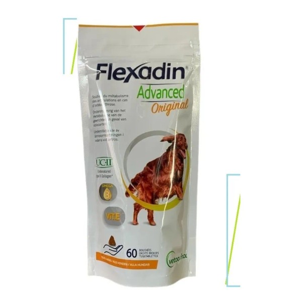 Suplemento en comprimidos Vetoquinol Flexadin Advanced con omega 3 para