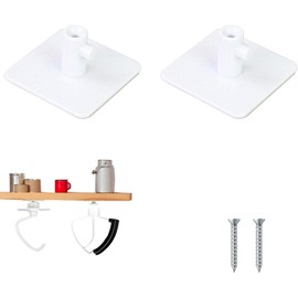 Flex Edge Beater Holders,Stand Mixer Accessory Holder,Stand Mixer Attachment Holders,Kitchen Aid Mixer Accessory Stand Mixer Attachment Holder,Mixer Accessories Plastic Holder,Stand Mixer Rack,2Pcs