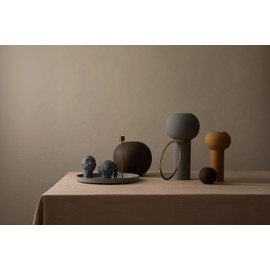 Cooee Design Ball Vase Ceramic Coffee 8cm