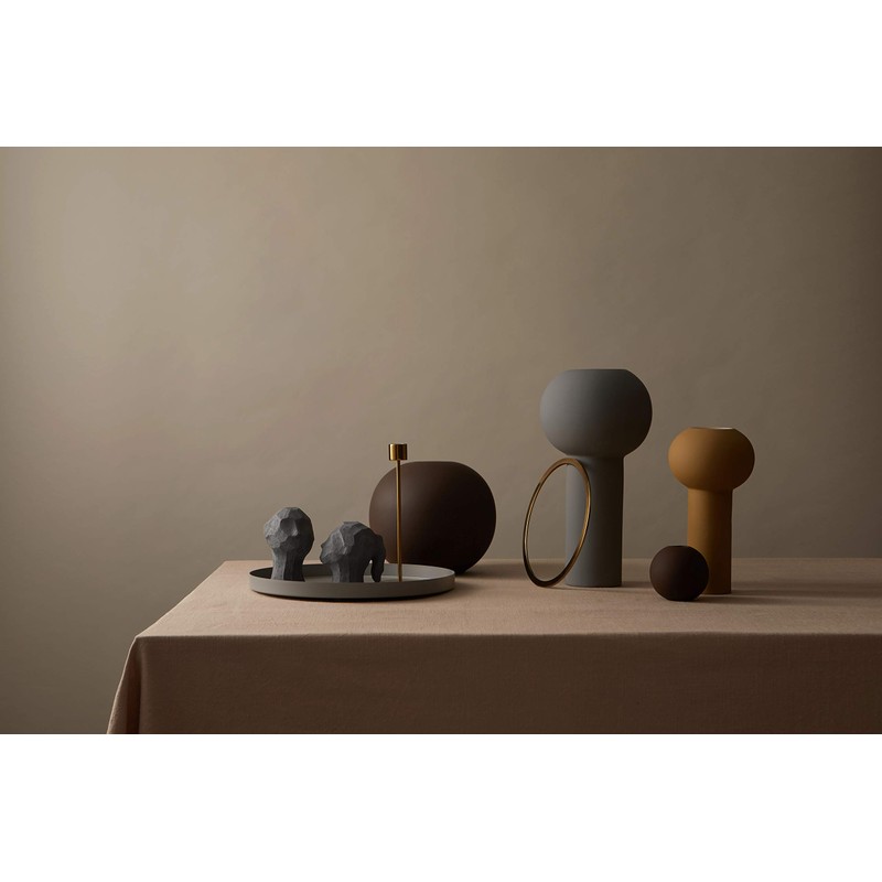 Cooee Design Ball Vase Ceramic Coffee 8cm