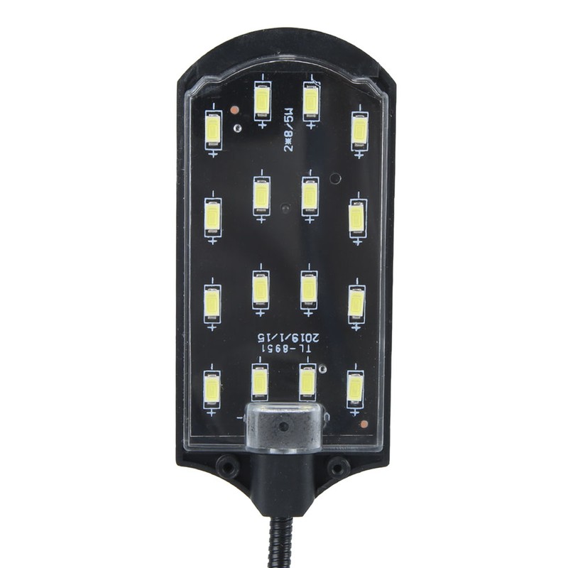 Waterproof Clip on Lamp Slim LED Aquarium Light Plants Grow